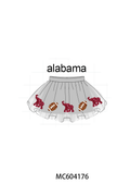Alabama football sequin tutu dress