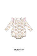 Pink horse ruffle bubble