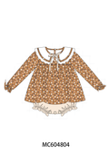 Fall floral print bubble