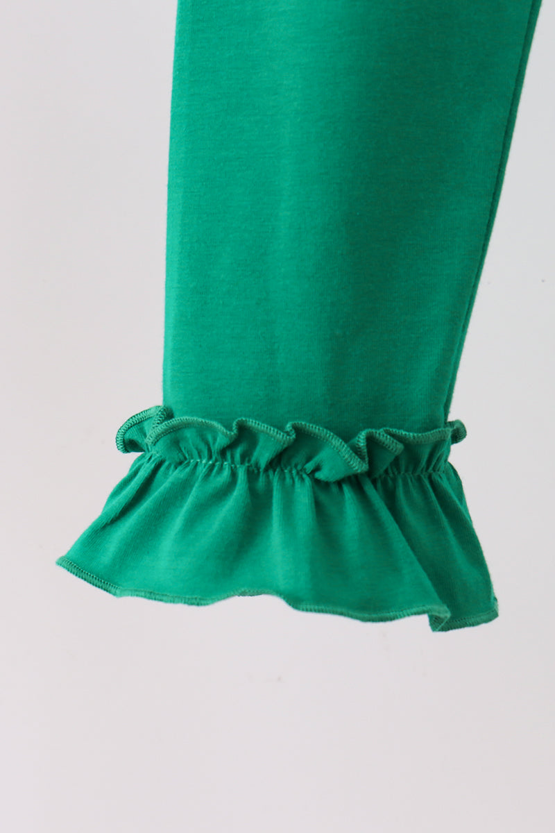 Forest ruffle pants