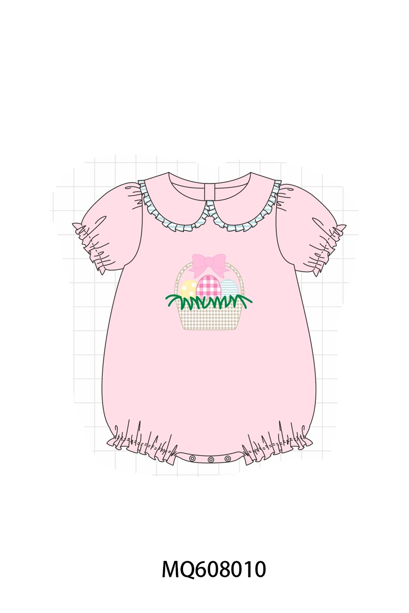 PO103 Pink&blue easter egg applique collection