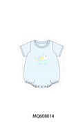 PO103 Pink&blue easter bunny egg applique stripe collection