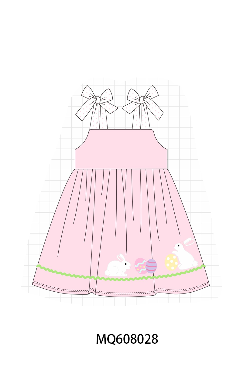PO103 Pink easter bunny egg ruffle collection