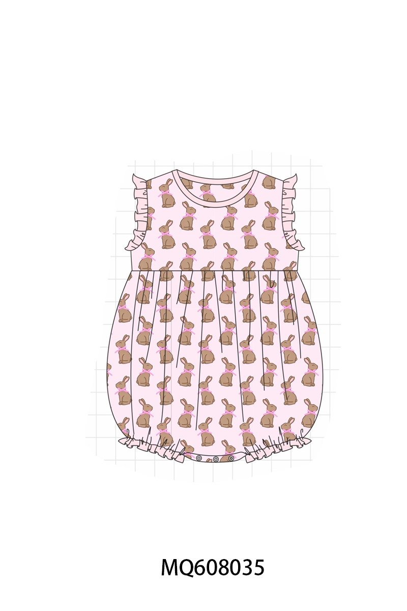 PO103 Pink easter bunny print collection