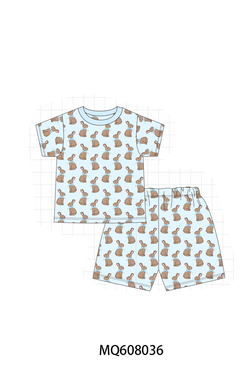 PO103 Pink easter bunny print collection