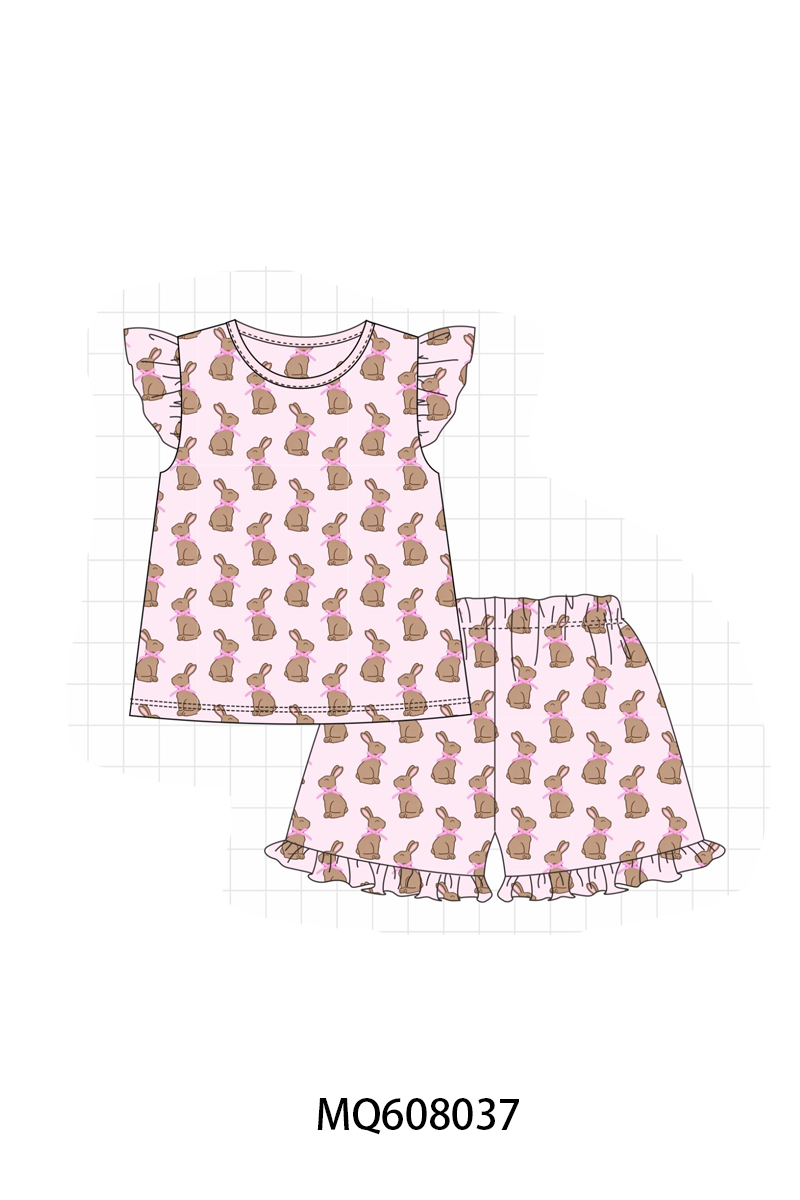 PO103 Pink easter bunny print collection
