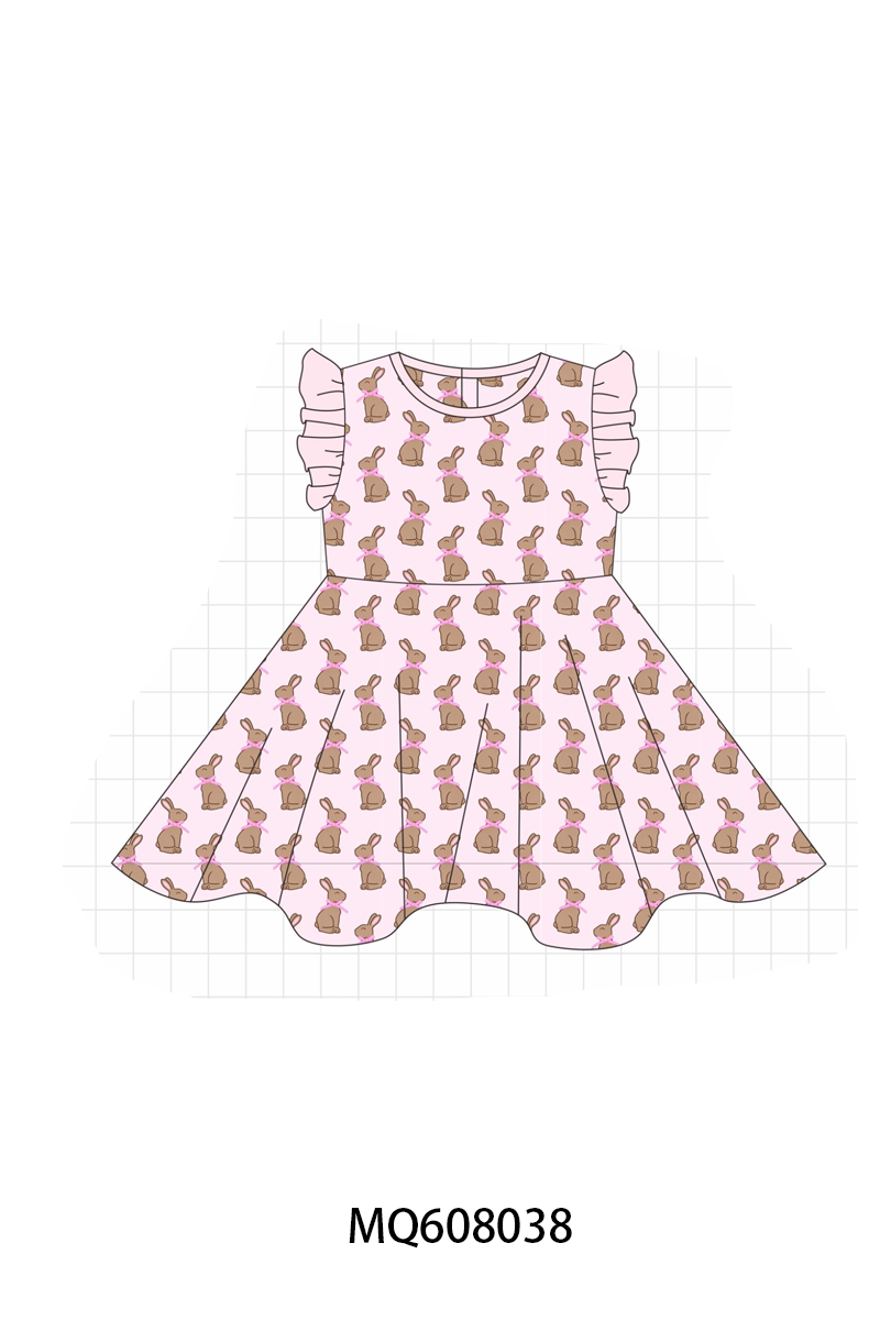 PO103 Pink easter bunny print collection