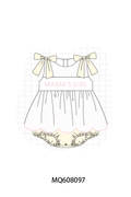 PO103 Mama's Girl embroidery dot bow collection