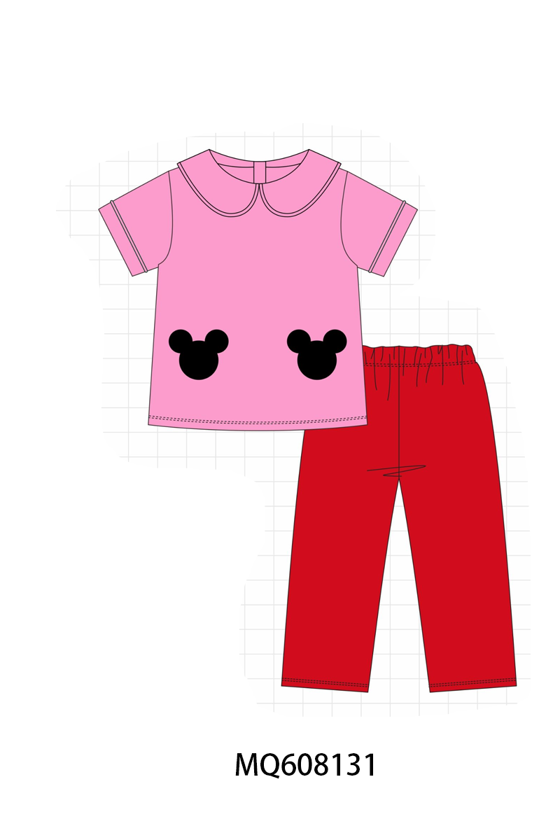 PO103 Pink character applique collection