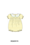 PO103 Yellow lemon embroidery collection