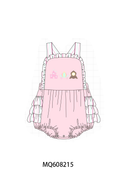PO103 Pink castle embroidery ruffle collection
