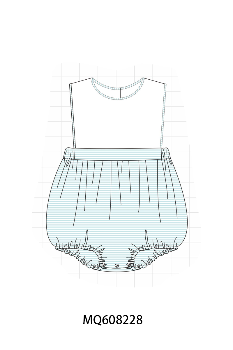 PO103 Blue stripe bow collection