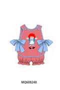 PO103 Red Raggedy Ann applique gingham collection