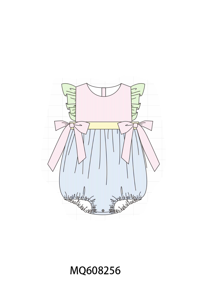 PO103 Colorblock seersucker stripe collection
