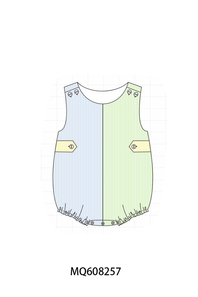 PO103 Colorblock seersucker stripe collection