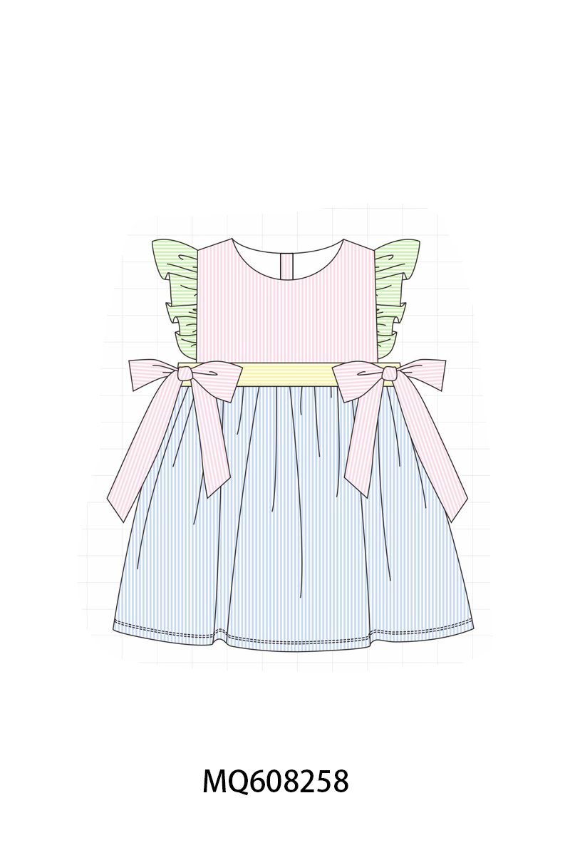 PO103 Colorblock seersucker stripe collection