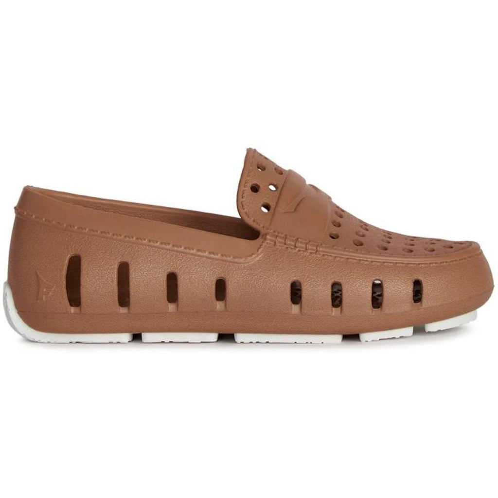 Kids Prodigy Tan Bright White Loafers
