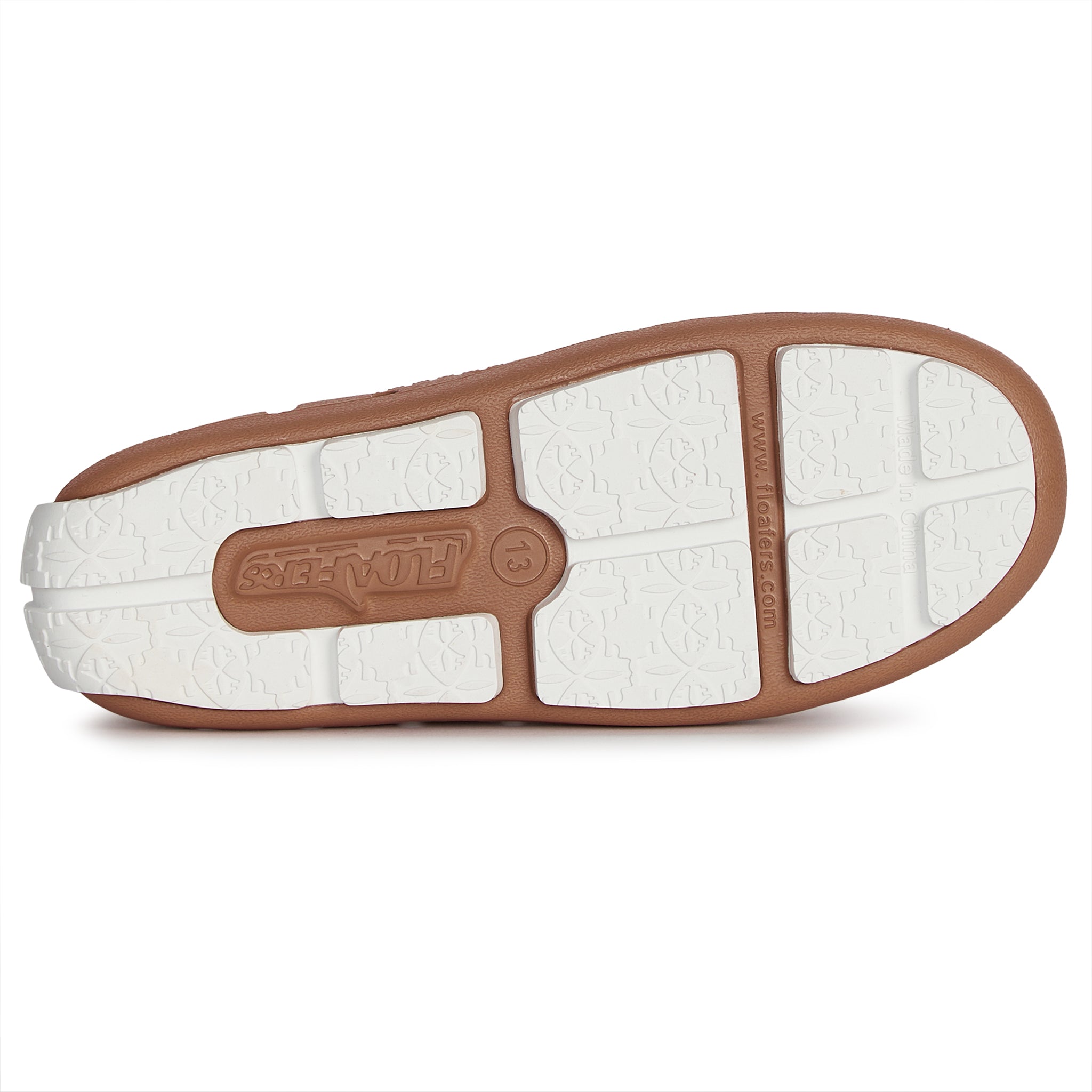 Kids Prodigy Tan Bright White Loafers