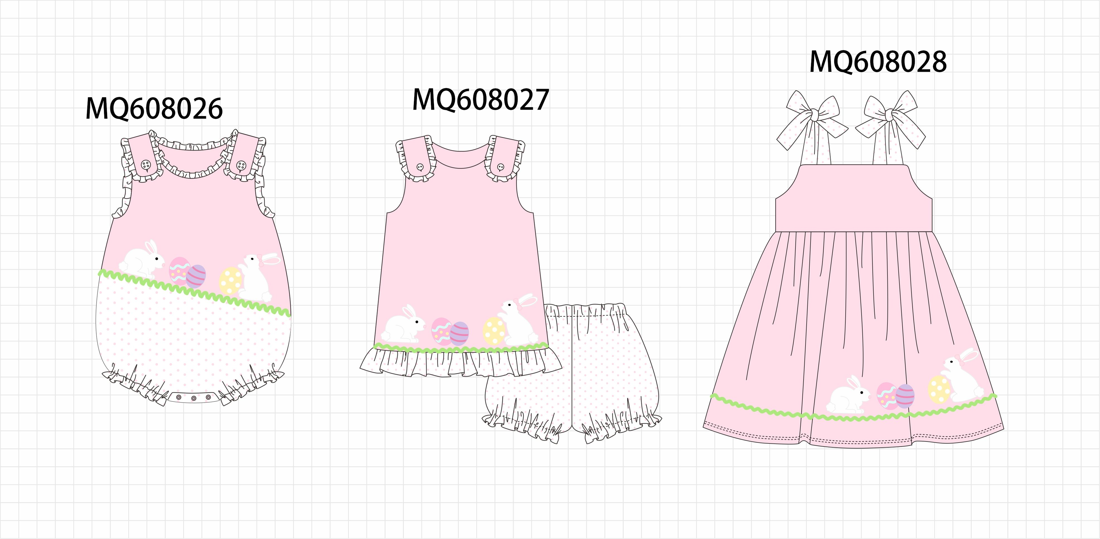 PO103 Pink easter bunny egg ruffle collection