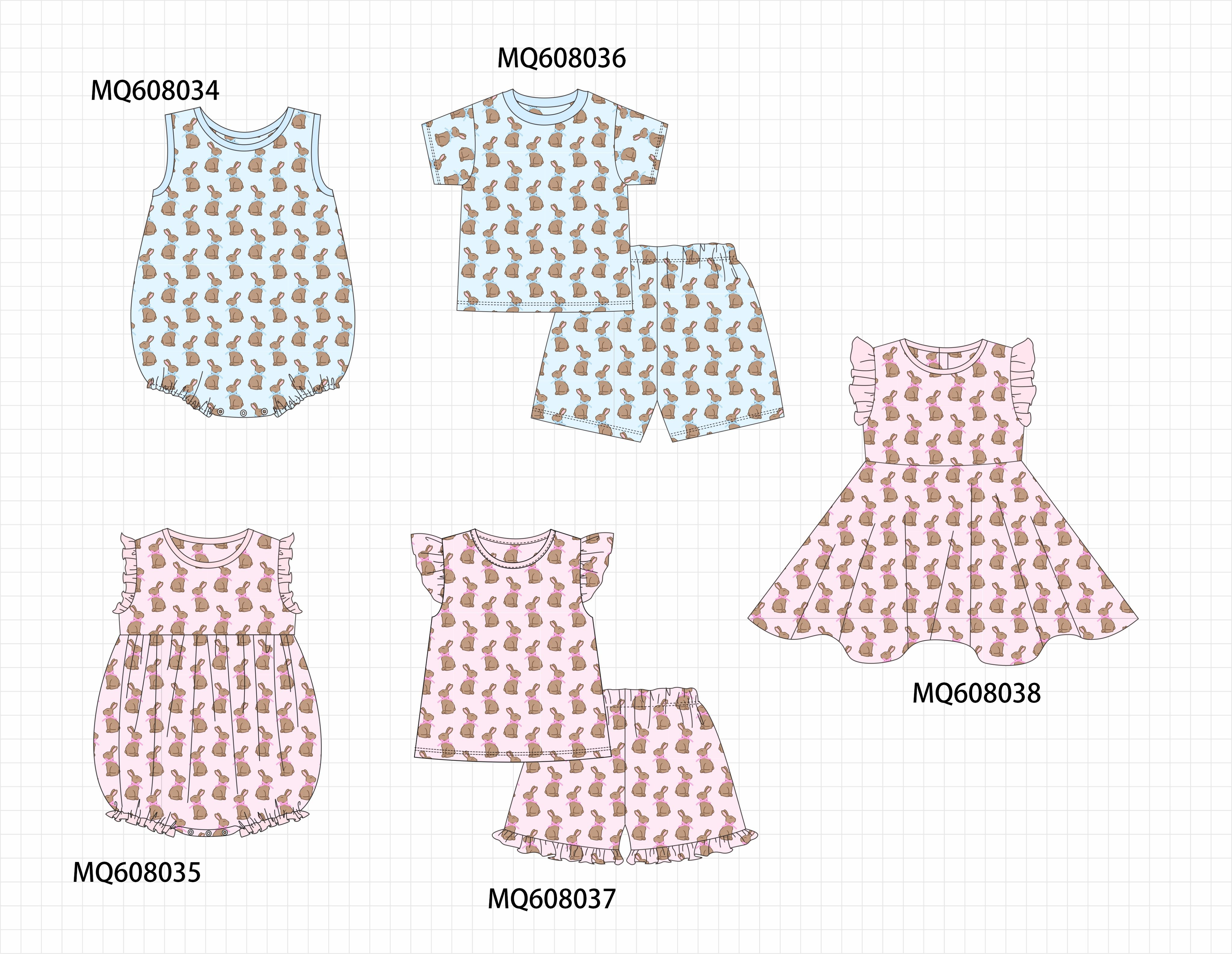 PO103 Pink easter bunny print collection