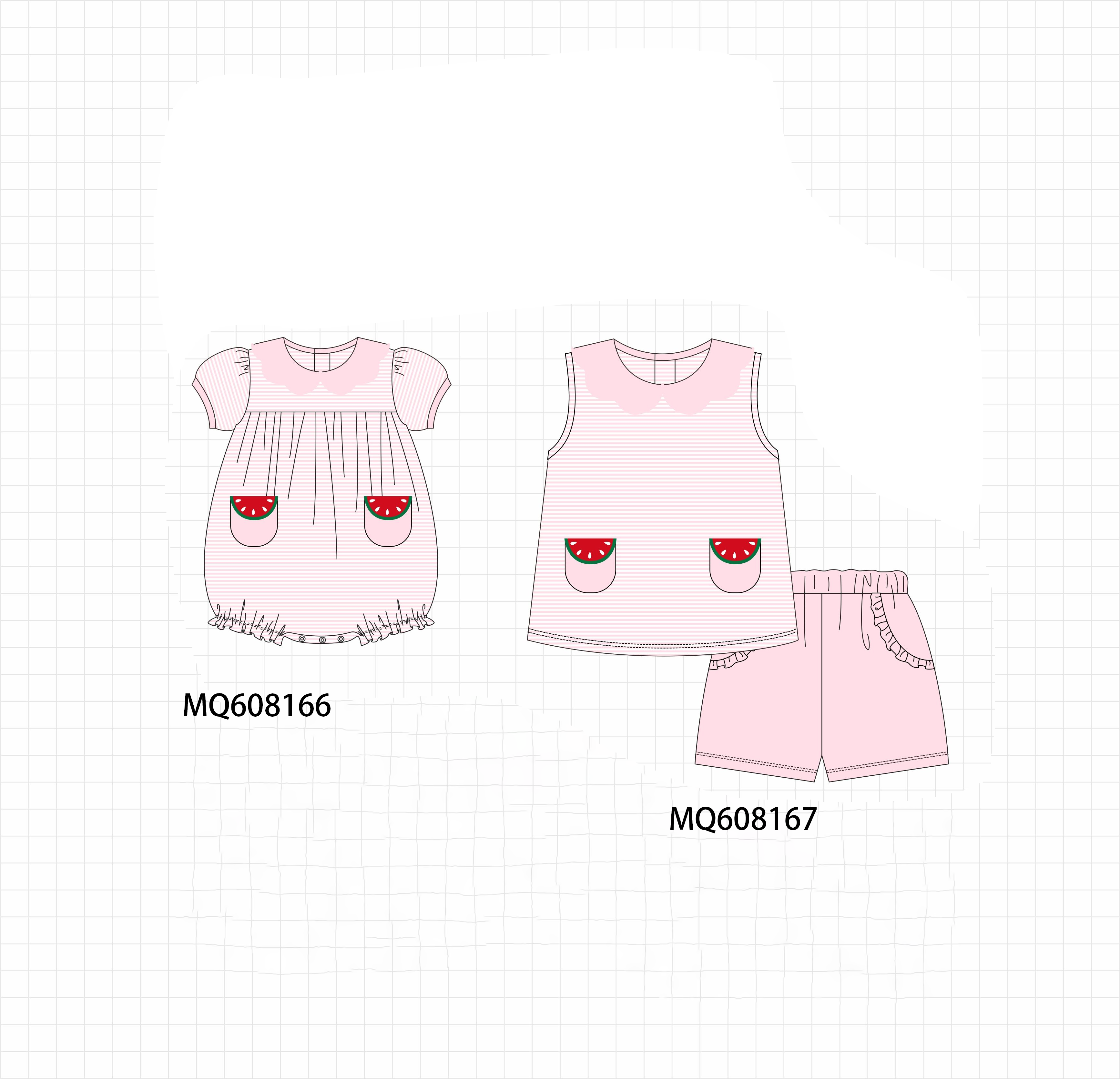 PO103 Pink watermelon pocket stripe collection