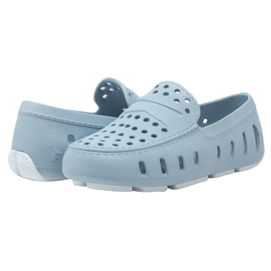 Kids Prodigy Powder Blue Bright White Loafers