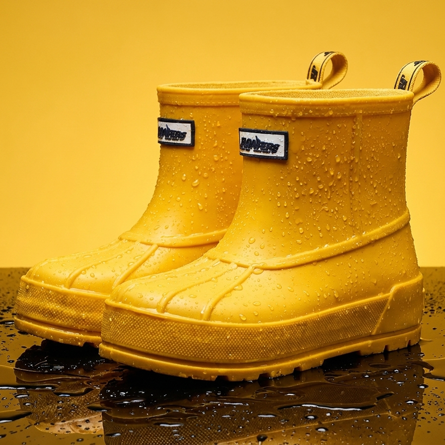 KIDS SCOUT BLACK RAIN BOOT