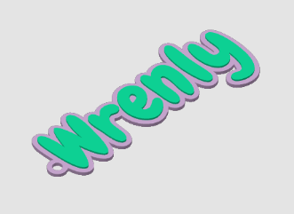 Custom 3D Printed Name Keychains