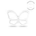 Butterfly Teether Toy + Strap - White