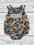 Mama's Boy Appliqué Camo Bubble