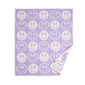 Happy Face Pattern Kids Throw Blanket