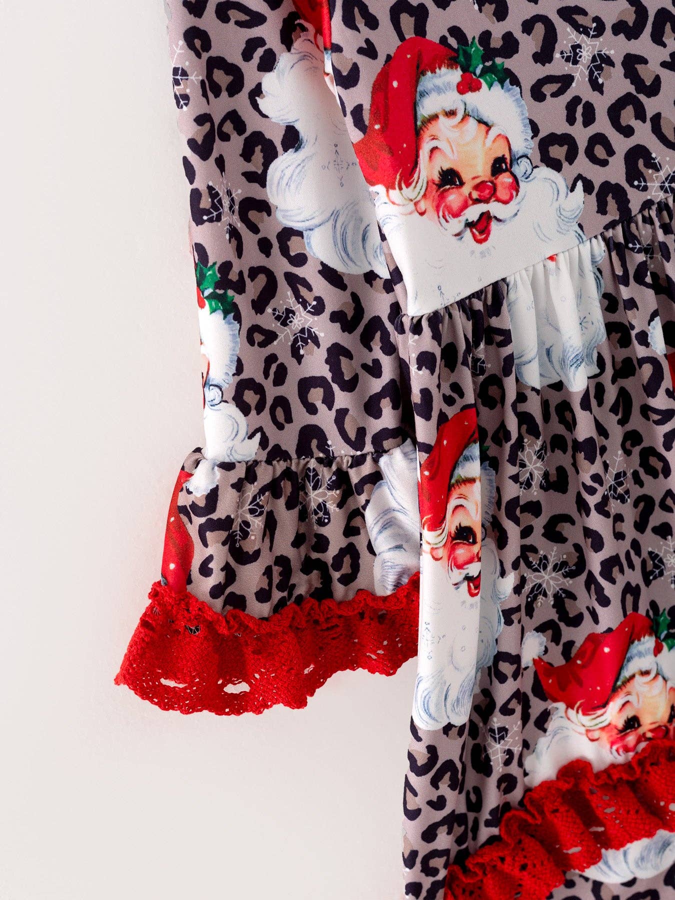 Santa Cheetah Print Dress