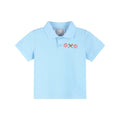 Blue Baseball Polo Shirt