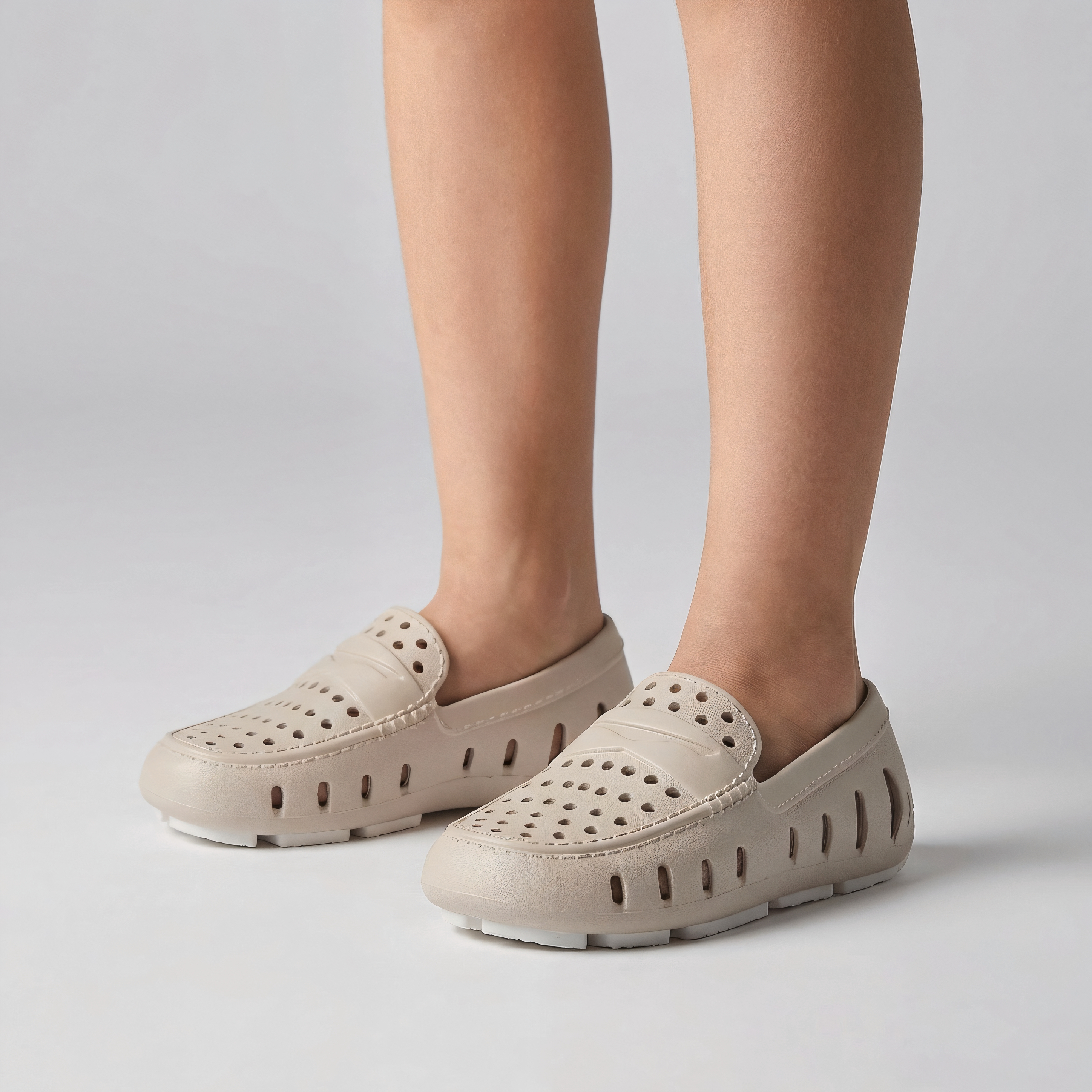 Kids Prodigy Bone Bright White Loafers