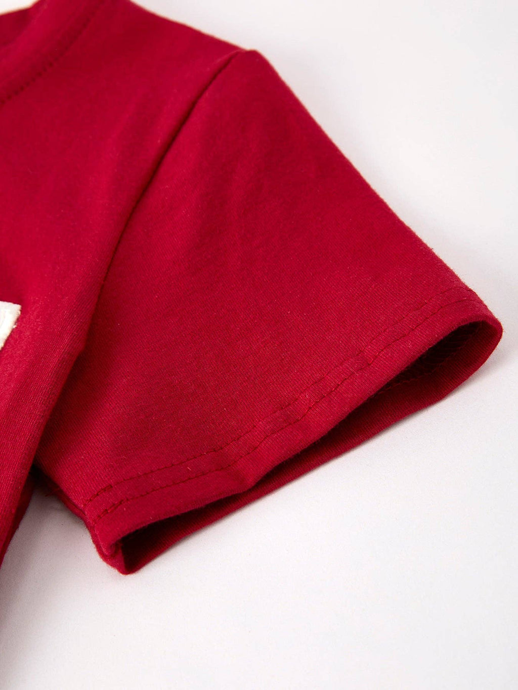 Red Smocked Church Boys Set