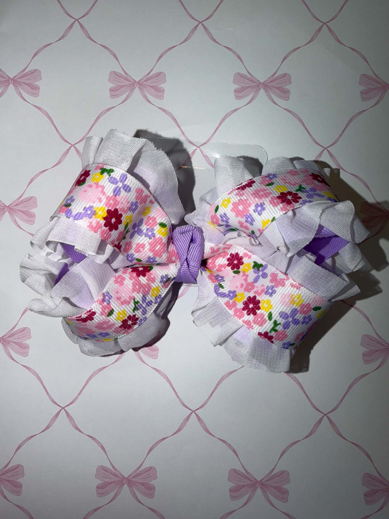 4" Floral Hairbow