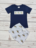 Boys Duck Appliqué Shorts Set