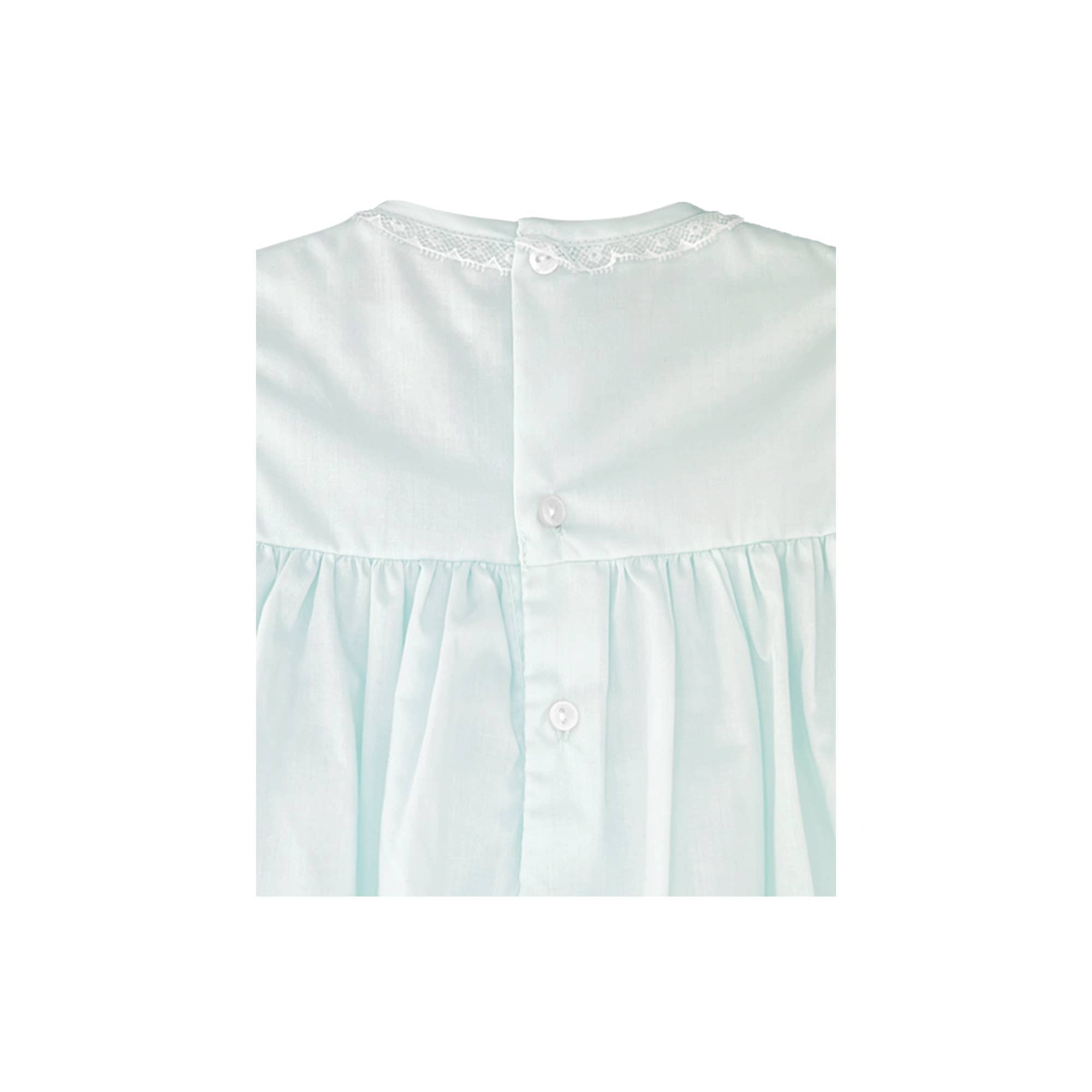 Fully Smocked Dress with French Lace