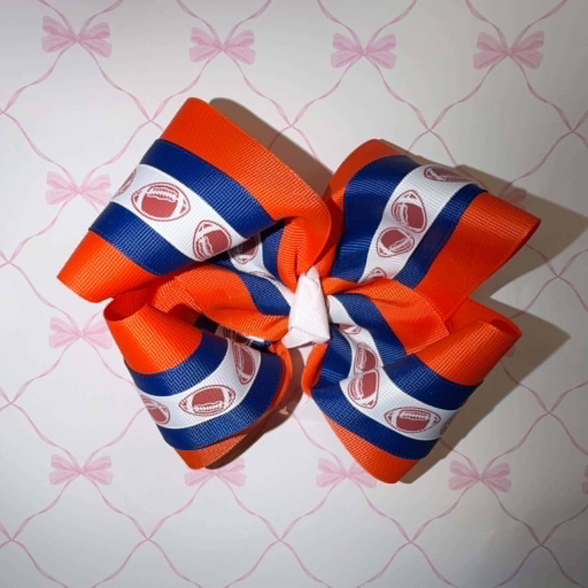 5.5" Auburn Football Hairbow
