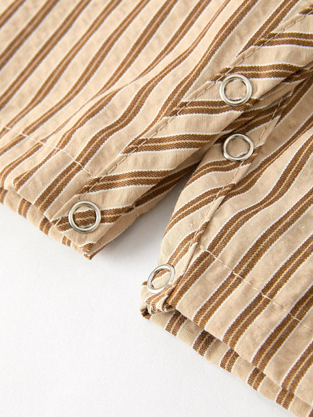 Stripe Smocked Christ Boys Romper