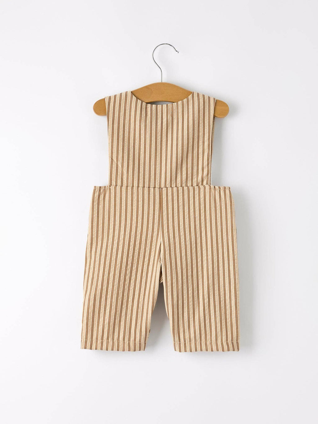 Stripe Smocked Christ Boys Romper