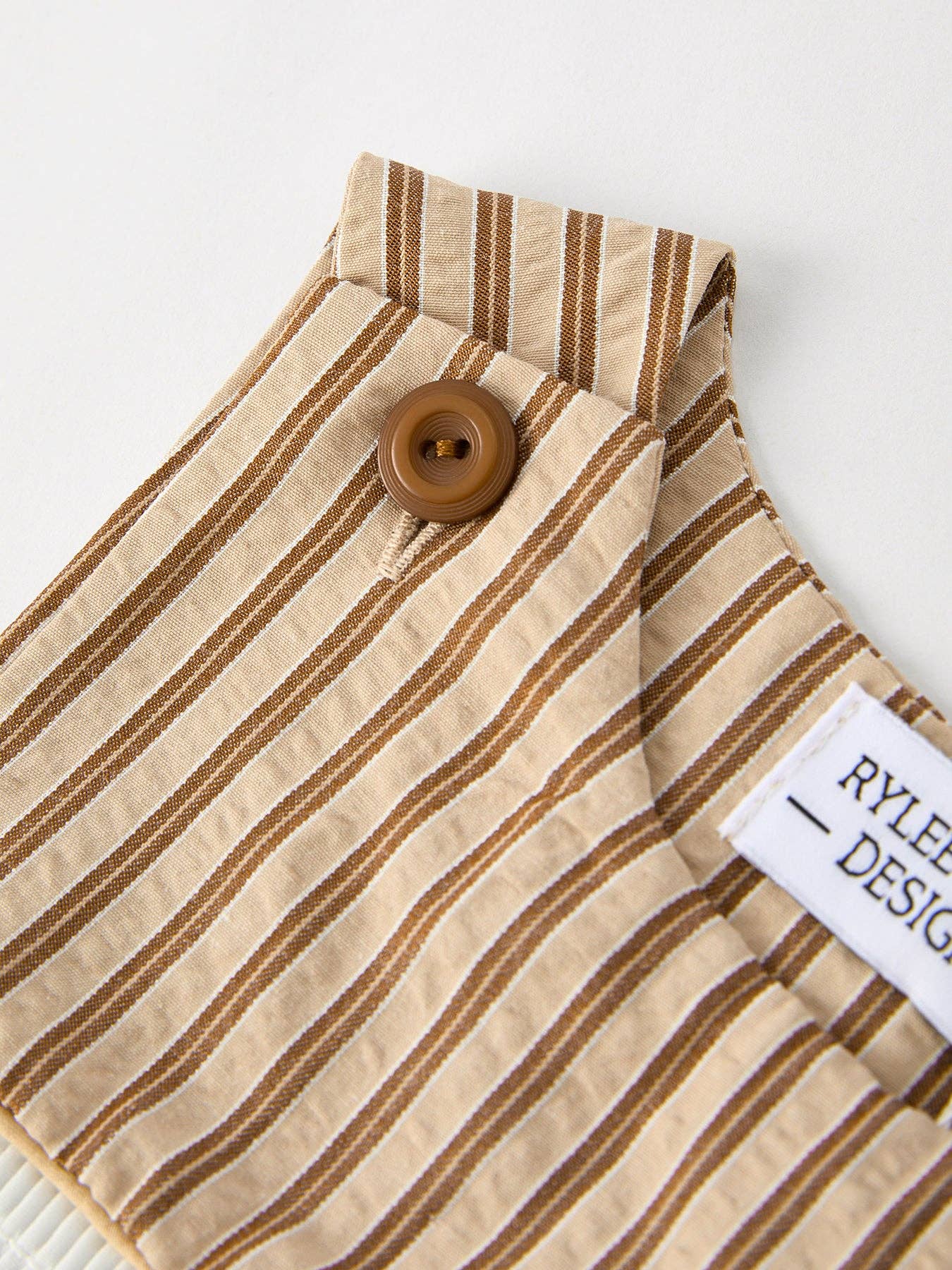 Stripe Smocked Christ Boys Romper