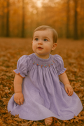 Floral Bishop Smocked Dress