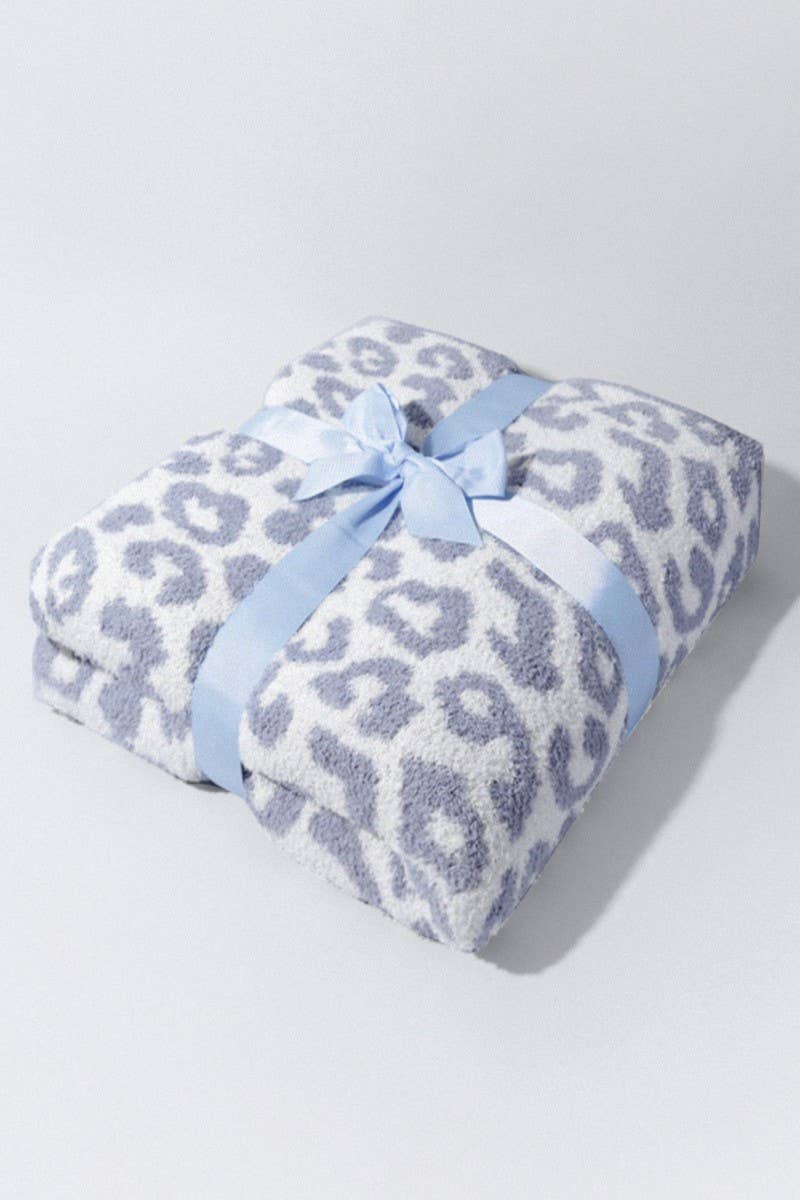 Leopard Print Adult Soft Throw Blanket