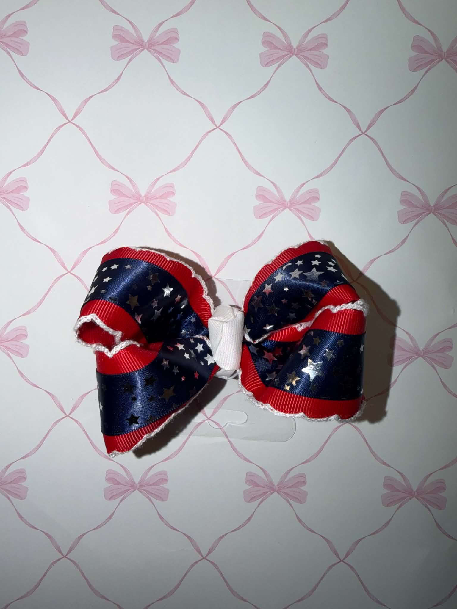 RWB Stars Hairbow