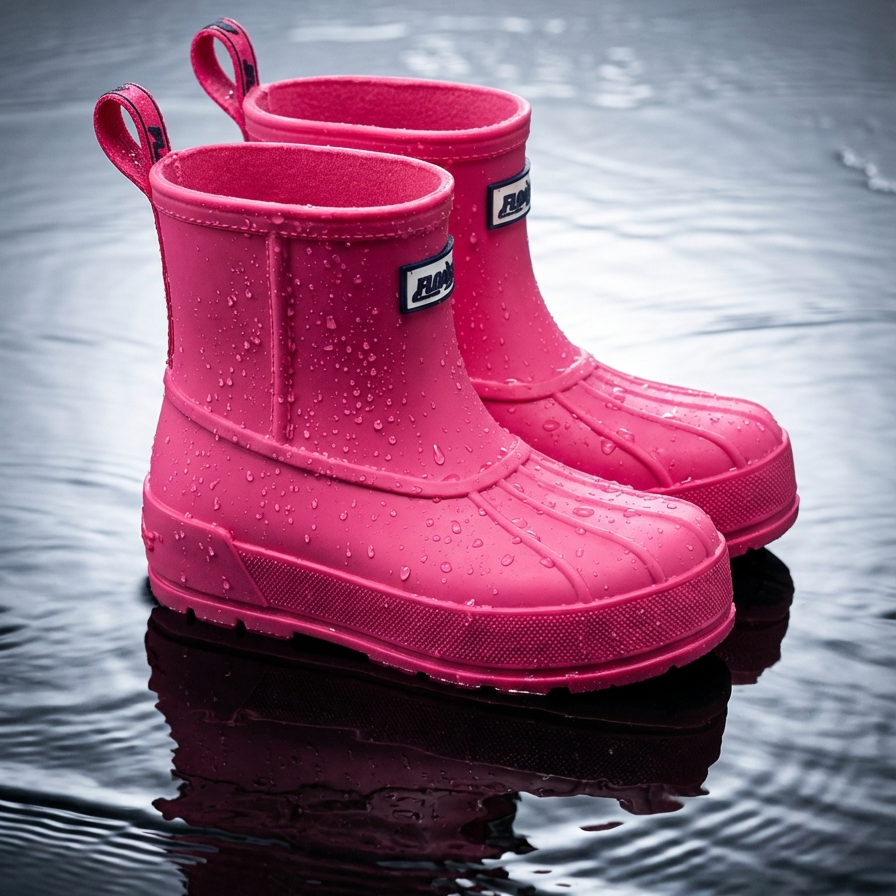KIDS SCOUT RASPBERRY RAIN BOOT