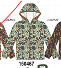 Green Camouflage Raincoat
