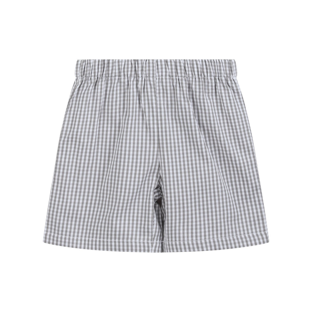 Light Gray Mallard Smocked Shirt and Shorts