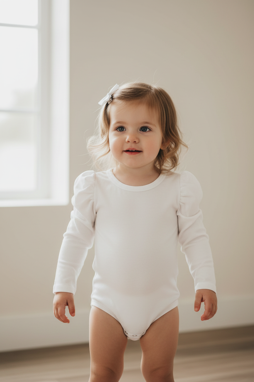 Puff Long Sleeve Leotard