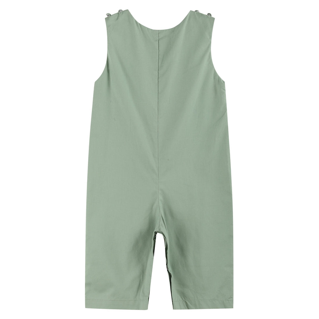 Sage Green Turkey Smocked Longalls